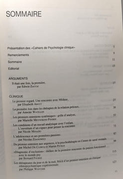 Cahiers de psychologie clinique - 1/ La première fois (1993) + 2/ La maladie humaine (1994) + 3/ Le lien (1994) + 4/ La pensée magique (1995) --- 4 ...