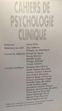 Cahiers de psychologie clinique - 1/ La première fois (1993) + 2/ La maladie humaine (1994) + 3/ Le lien (1994) + 4/ La pensée magique (1995) --- 4 ...