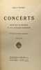 Concerts - notes sur la musique et sur quelques musiciens - préface de Ernest Ansermet - 2e édition. Willy Schmid