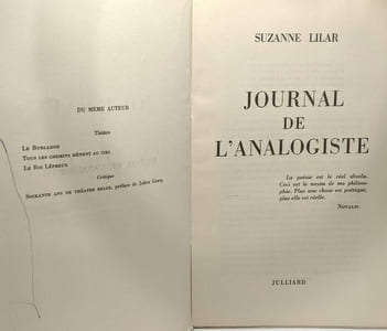 Journal de l'analogiste