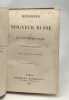 M&eacute;moires d'un seigneur russe - nouvelle &eacute;dition revue et compl&eacute;t&eacute;e. Ivan Tourgu&eacute;nief Ernest Charri&egrave;re