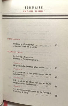 Crimes et trafics de la Gestapo française - TOME PREMIER et SECOND. Cathelin Jean Gray Gabrielle