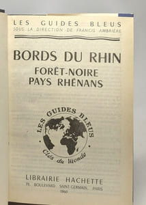 Bords du Rhin - Forêt-Noire Pays de Rhénans - Les guides bleus