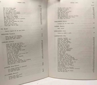Suède moderne terre de poésie - anthologie bilingue des poètes suédois d'aujourd'hui