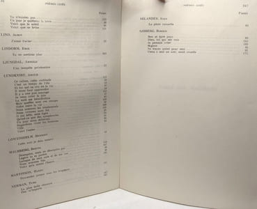 Suède moderne terre de poésie - anthologie bilingue des poètes suédois d'aujourd'hui