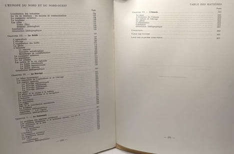 L'Europe du Nord et du Nord-Ouest - TOME PREMIER: généralités physiques et humaines + TOME SECOND: Finlande et Pays scandinaves --- Coll. Orbis. ...