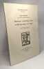 &Eacute;l&eacute;ments symboliques dans la IIIe Bucolique de Virgile - essai d'interpr&eacute;tation - Collection Latomus VOLUME 104. Veremans Joseph