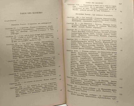 Traite complet de la vie des animaux en aquarium / Bibliothèque scientifique - 103 figures par M.R. Beck et R. Barre. Beck Pierre
