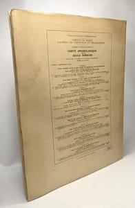 Carte archéologique de la Gaule Romaine - institut de France académie des inscriptions et belles-lettres - Union académique internationale - Forma Orbis Romani / texte fascicule X
