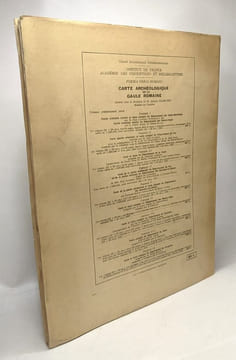 Carte archéologique de la Gaule Romaine - institut de France académie des inscriptions et belles-lettres - Union académique internationale - Forma ...