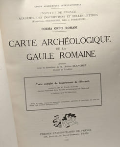 Carte archéologique de la Gaule Romaine - institut de France académie des inscriptions et belles-lettres - Union académique internationale - Forma Orbis Romani / texte fascicule X