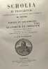 Scholia in Theocritum. auctiora reddidit et annotatione critica instruxit fr. dübner - scholia et paraphrases in nicandrum et oppianum partim nunc ...