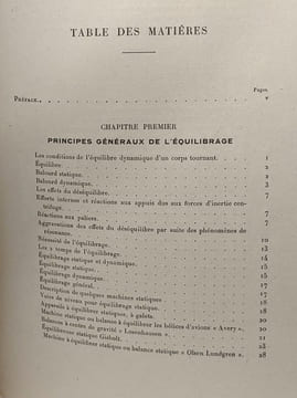 L'équilibrage et les machines à équilibrer. Antoni A. Monteil C