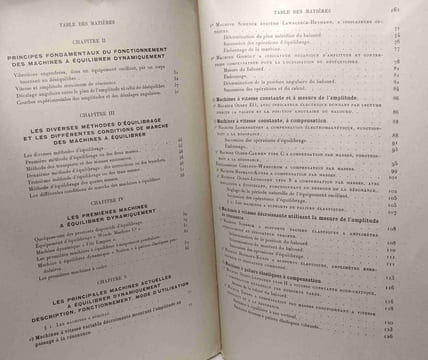 L'équilibrage et les machines à équilibrer. Antoni A. Monteil C