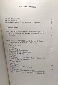 L'archéologie en Hainaut occidental 1973-1978 - de la Préhistoire au Moyen Age - VOLUME II --- amicale des archéologues du Hainaut Occidental - ...