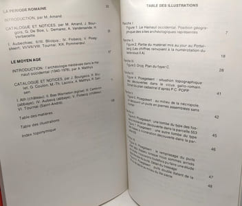 L'archéologie en Hainaut occidental 1973-1978 - de la Préhistoire au Moyen Age - VOLUME II --- amicale des archéologues du Hainaut Occidental - catalogue d'exposition 23 sept. au 22 oct. 1978