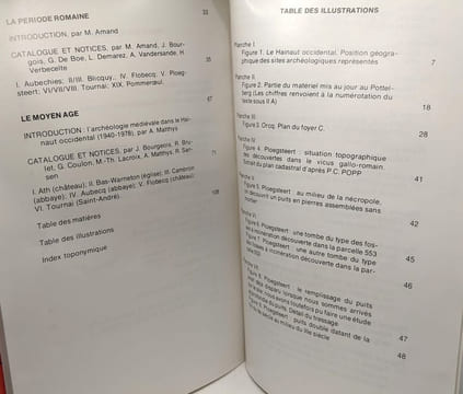 L'archéologie en Hainaut occidental 1973-1978 - de la Préhistoire au Moyen Age - VOLUME II --- amicale des archéologues du Hainaut Occidental - ...