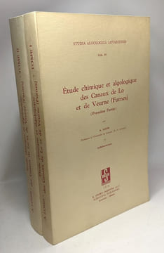 Étude chimique et algologique des Canaux de Lo et de Veurne (Furnes) - première et deuxième partie - studia algologica lovaniensia VOL. IV. A. Louis