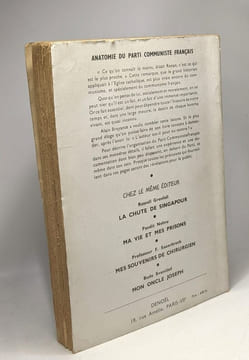 Anatomie du parti communiste français. Brayance Alain