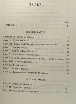 Histoire de Sennecey et de ses seigneurs - Edition 1866 (imp. J. Dejussieu) en fac-similé 1977. Niepce Léopold