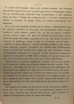 Lexique latin - français à l'usage des classes élémentaires - EXTRAIT du dictionnaire latin - français de Mm. Quicherat et Daveluy. Sommer