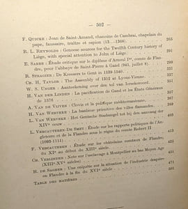 Études d'histoire dédiées à la mémoire de Henri Pirenne
