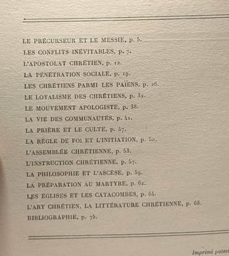 La vie chrétienne primitive / bibliothèque générale illustrée N°9. Dom Henri Leclercq
