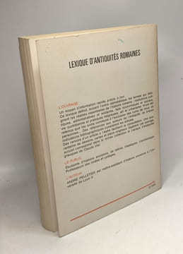 Lexique d'antiquités romaines. Pelletier André