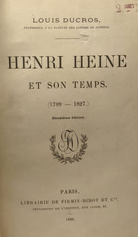 Henri Heine et son temps (1799-1827) - 2e éd