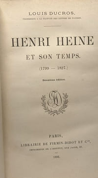 Henri Heine et son temps (1799-1827) - 2e éd