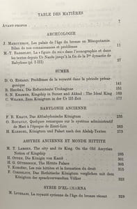 Le palais et la royauté (archéologie et civilisation) - XIXe rencontre assyriologique internationale 29 juin - 2 juillet 1971