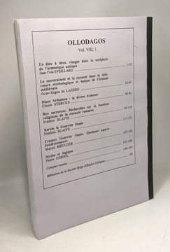 Ollodagos - actes de la société belge d'études celtiques Volume V & VIII / Akten van het belgische genootschap voor keltische studies deel V & VIII - ...