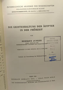 Die geisteshaltung der ägypter in der frühzeit
