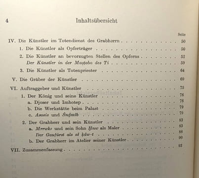 Die gesellschaftliche stellung der ägyptischen Künstler im Alten Reich. Hermann Junker