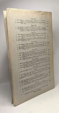 Légistes et gens de finances au XVe siècle - Index-Additions et Corrections - mémoires TOME L fasc. 2 bis / académie royale de Belgique. Bartier John