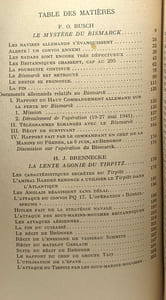 La tragédie des cuirassés allemands - le mystère du Bismarck (10-27 Mai 1941) La lente aghonie du Tirpitz (1942-1944)