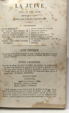 2 opéras 1 théâtre En 1 volumes: Faust opéra en cinq actes 1859 + La juive opéra en cinq actes 1835 + La dame de Monsoreau drame en cinq actes et dix ...