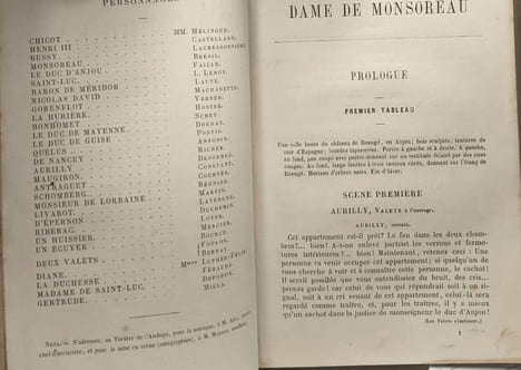 2 opéras 1 théâtre En 1 volumes: Faust opéra en cinq actes 1859 + La juive opéra en cinq actes 1835 + La dame de Monsoreau drame en cinq actes et dix ...
