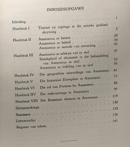 Ammianus marcellinus in die lig van die antieke geskiedskrywing