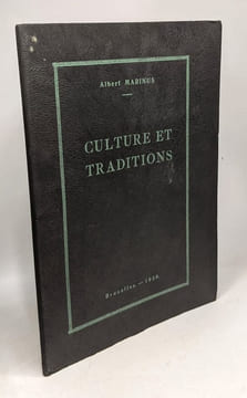 Culture et traditions. Marinus Albert