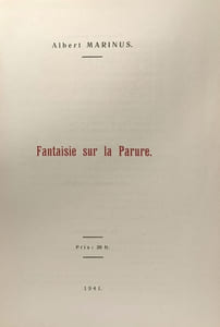 Fantaisie sur la parure