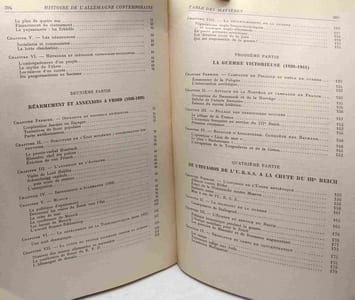 Histoire de l'Allemagne contemporaine 1917-1962 - TOME DEUX