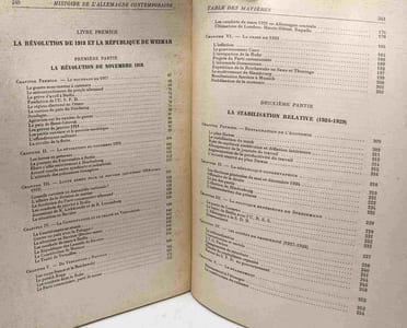 Histoire de l'Allemagne contemporaine 1917-1933 - TOME I