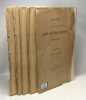 Bulletin de la société nationale des antiquaires de France - 6 volumes: 1922 (1er et 2e trimestre) + 1923 (3e et 4e trimestre en un volume) + 1924 (2e ...