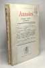 Annales - économies sociétés civilisations - 4 VOLUMES - 17e année n°3 1962 + 20e année N°3-5-6 1965. Collectif