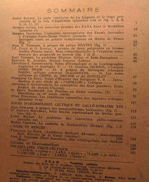 OGAM tradition celtique - histoire langue archéologie religion numismatique folklore textes - TOME XII Fasc. 1 / N°67 Février-Mars 1960. Collectif