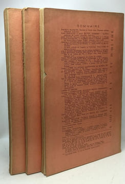 OGAM tradition celtique - histoire langue archéologie religion numismatique folklore textes - TOME XI Fasc. 1 + 4/5 + 6 / N°61 64/65 66 1959. ...