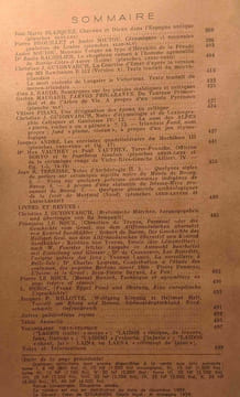 OGAM tradition celtique - histoire langue archéologie religion numismatique folklore textes - TOME XI Fasc. 1 + 4/5 + 6 / N°61 64/65 66 1959. ...