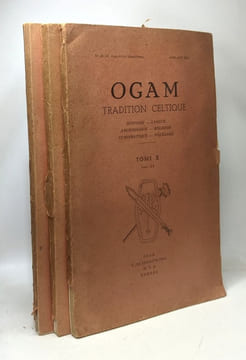 OGAM tradition celtique - histoire langue archéologie religion numismatique folklore textes - TOME X - fasc. 2/3 + 4/5 + 6 1958 N°56/57 + 58/59 + 60. ...