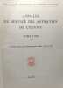 Annales du service des antiquités de l'Egypte TOME LXXI 1987 - volume dédié au professeur Abdel-Aziz Saleh - publications de l'organisation des ...